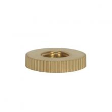 Satco Products Inc. 90/2441 - Knurl Solid Brass Check Ring; 1/8 IP Tapped; 1-1/4" Diameter