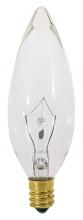 Satco Products Inc. S3391 - 40 Watt BA9 1/2 Incandescent; Clear; 1500 Average rated hours; 370 Lumens; European base; 120 Volt