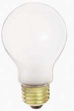 Satco Products Inc. S4078 - 75 Watt A19 Incandescent; White; 1000 Average rated hours; 807 Lumens; Medium base; 230 Volt