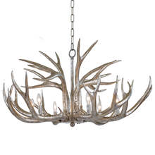 Regina Andrew 16-1064 - Regina Andrew Antler Chandelier (Ambered Silver