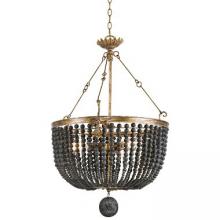 Regina Andrew 16-1082 - Regina Andrew Fabian Wood Bead Chandelier