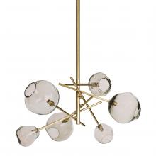 Regina Andrew 16-1089NB - Regina Andrew Molten Chandelier With Smoke Glass