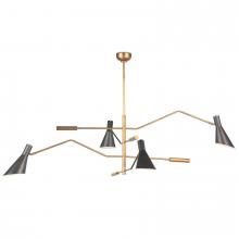  16-1343BBNB - Regina Andrew Spyder Chandelier (Blackened Brass