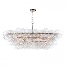  16-1381CLR - Regina Andrew Bubbles Chandelier Linear (Clear)