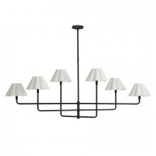  16-1454BB-WT - Regina Andrew Polly Metal Chandelier (Blackened