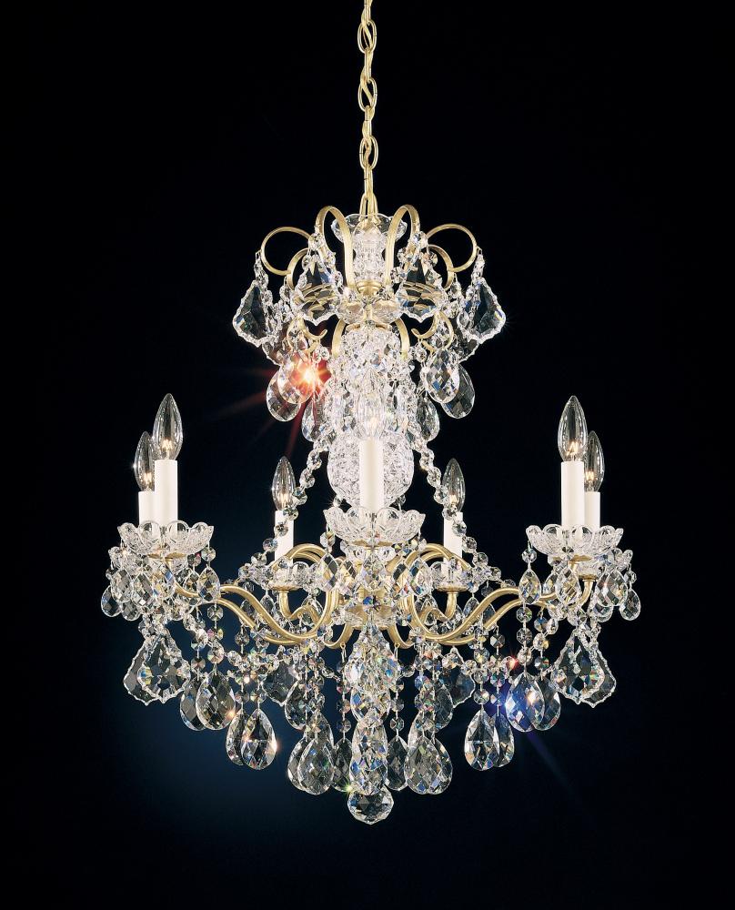 New Orleans 7 Light 120V Chandelier in Aurelia with Clear Radiance Crystal