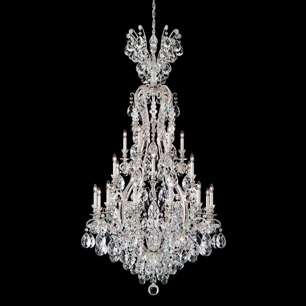 Renaissance 25 Light 120V Chandelier in French Gold with Clear Crystals from Swarovski