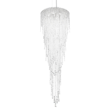 Schonbek 1870 CH2413N-401R - Chantant 6 Light 120V Pendant in Polished Stainless Steel with Clear Radiance Crystal
