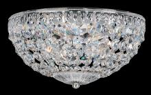 Schonbek 1870 1560-211O - Petit Crystal 4 Light 120V Flush Mount in Aurelia with Optic Crystal