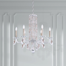 Schonbek 1870 RS83061N-06R - Siena 6 Light 120V Chandelier (No Spikes) in White with Clear Radiance Crystal
