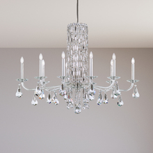 Schonbek 1870 RS83101N-06R - Siena 10 Light 120V Chandelier (No Spikes) in White with Clear Radiance Crystal