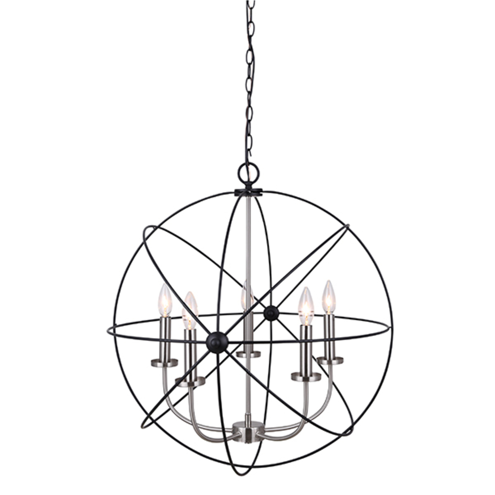 SUMERSIDE 5 LT Chain Chandelier