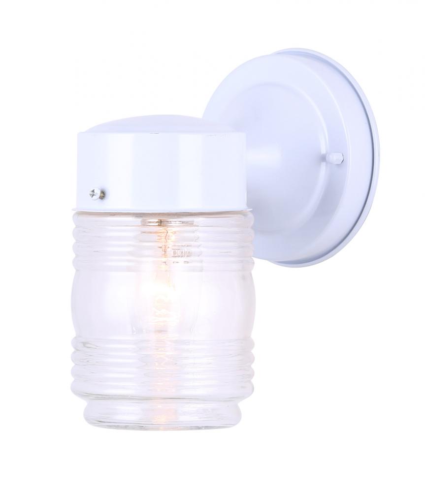 Outdoor 1 Bulb Outdoor, Clear Glass, 60W Type A or B