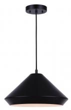 Canarm IPL1020A16BK - BYCK, IPL1020A16BK, MBK Color, 1 Lt 16inch Width Pendant, 60W Type A, 16inch W x 10.25 - 58.25inch H