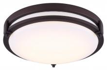 Canarm LFM112A13ORB - GILDA LED Flush Mount, Acrylic, 19W LED (Integrated), Dimmable, 1350 Lumens, 3000K ,1