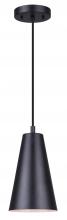  IPL1056A01BK - Orli 1 Light Pendant, Black Finish