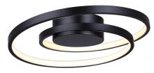  LFM259A16BK - Livana 16 in. 1 Light Integrated LED Matte Black Modern Flush Mount