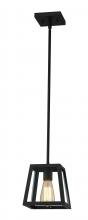  IPL480A01ORB - Flynn1 Lt Rod Pendant, Clear Glass, 100W Type A, 7" x (10 1/4" - 58 1/4"