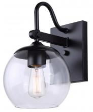 Canarm IOL611BK - Oli 1 Light Outdoor Lantern, Black Finish