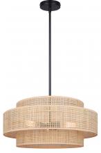 Canarm ICH1149A03NBK22 - BELLAMY 3 Light Black Bohemian Chandelier for Dining Rooms and Living Rooms