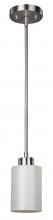  IPL359A01BPT - Margo 1 Lt Rod Pendant, Line Painted Glass, 100W Type A, 5 .75 IN W x 58 .25 IN H