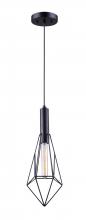  IPL676A01BK - GREER MBK Color, 1 Lt Cord Pendant