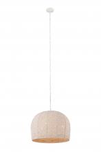  IPL2081B03NA - DEVI, Natural Color, 3 Lt 72" Length Cord Pendant, 40W Type A, 23.6" W x 19.6" H