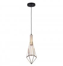 Canarm IPL676A01BKG - GREER 1 LT Cord Pendant