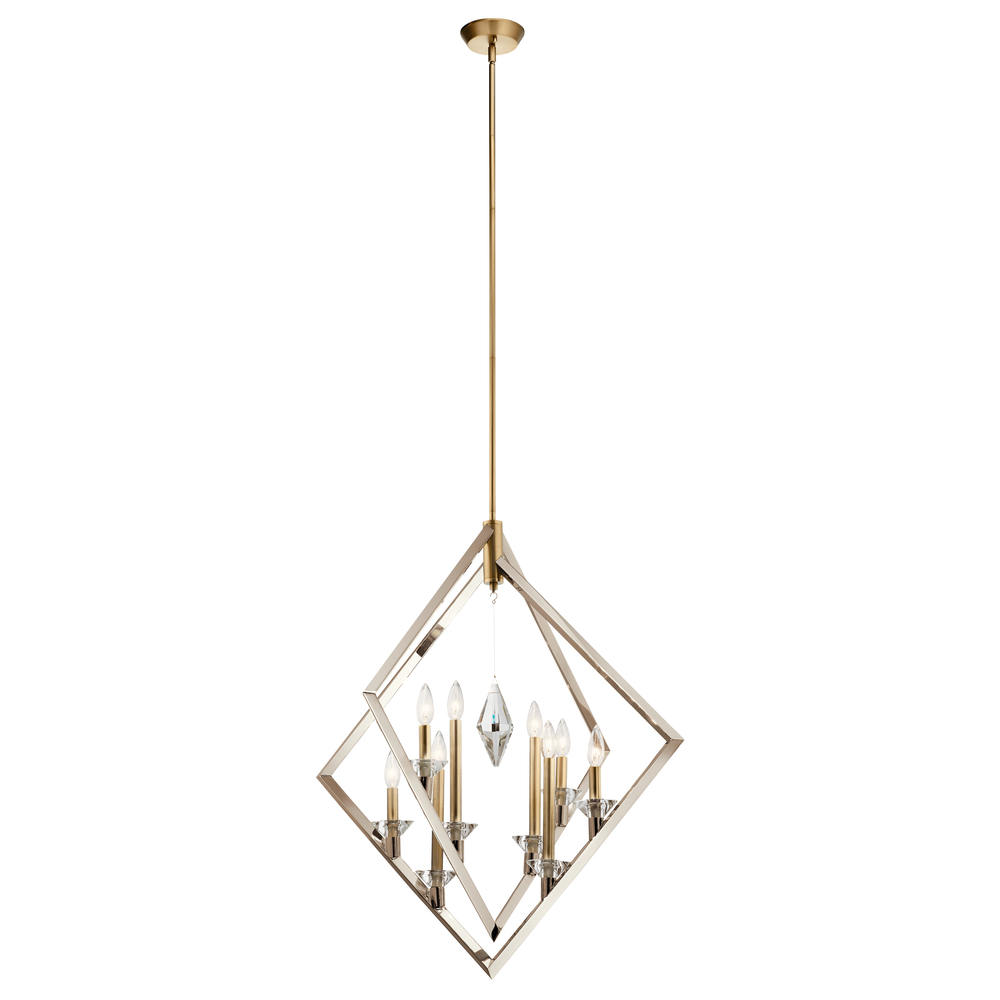 LAYAN 8LT Foyer Chandelier 