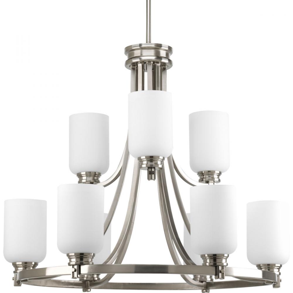 Orbitz Collection Nine-Light, Two-Tier Chandelier