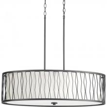  P500017-143 - P500017-143 4x 100W MED PENDANT OAH 75.5" -15" w