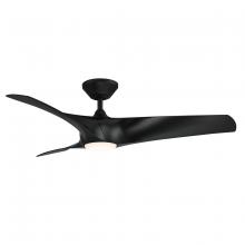 Modern Forms Canada - Fans Only FR-W2006-52L-MB - Zephyr 52" DC Matte Black w/ Matte Black Blades 19.5W LED Remote Included