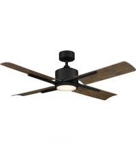 Modern Forms Canada - Fans Only FR-W1806-56L-MB/BW - Cervantes 56" DC Matte Black w/ Barn Wood Blades 19.5W LED - Remote *Outdoor"
