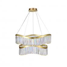 Artcraft AC12202BR - Jules Integrated LED Chandelier 31", Brass