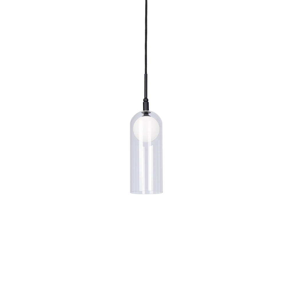 STYLO- LED Pendant with Clear Glass, 3000K, 400lms, 50 000hrs