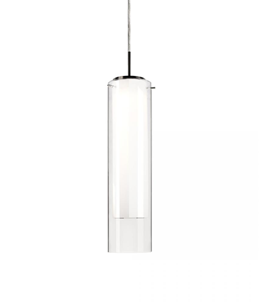 Verona 19-in Brushed Nickel LED Pendant