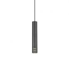 Kuzco Lighting Inc 494502L-BK - MILCA, Black Steel Pendant with Frosted Tempered Glass