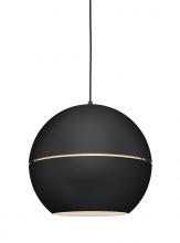 Kuzco Lighting Inc 494016-BK - Lucas 16-in Black 1 Light Pendant