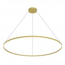 Kuzco Lighting Inc PD87172-BG - Cerchio 72-in Brushed Gold LED Pendant