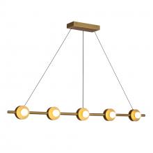  LP15548-BG-UNV - Elixir 48-in Brushed Gold LED Linear Pendant