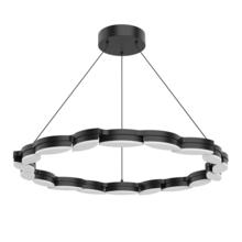  CH90734-BK - POPLAR 34" CHANDELIER BLACK 108W 120VAC WITH LED DRIVER 3000K 90CRI