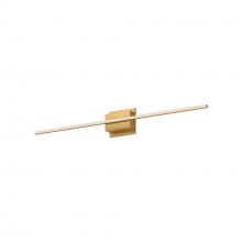  WS18236-BG - Vega Minor 36-in Brushed Gold LED Wall Sconce