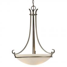 Galaxy Lighting 814024IRN - Iron finish Pendant w/ Satin White Glass