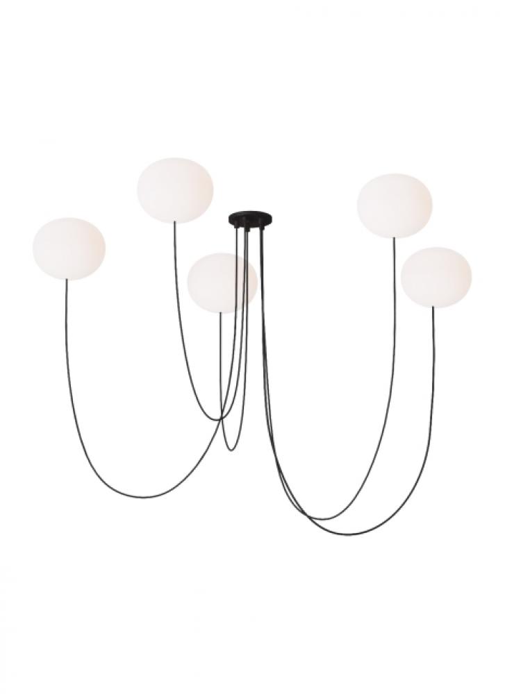 Helium Medium 5 Light Chandelier