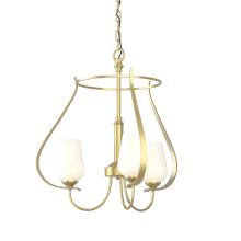 Hubbardton Forge - Canada 103047-SKT-86-GG0303 - Flora 3 Arm Chandelier