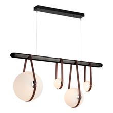 Hubbardton Forge - Canada 131043-LED-STND-10-24-LB-WB-GG0702 - Derby Linear 4-Light LED Pendant