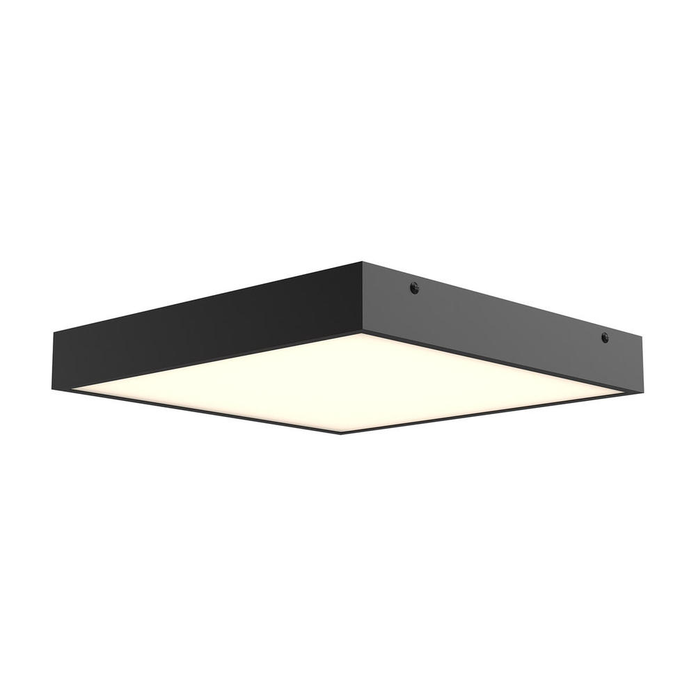 Sydney 14-in Matte Black LED Flush Mount