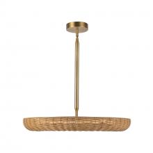  CH602024BG-UNV - Maris 24-in Brushed Gold LED Chandelier