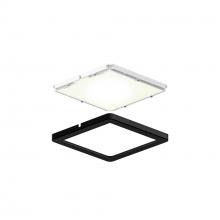 Dals 4006SQ-4K-BK - 12V Square Slim Puck