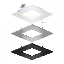 Dals SPN6SQ-CC-3T - 6 Inch Square LED Recessed Panel Light With Multi Trim